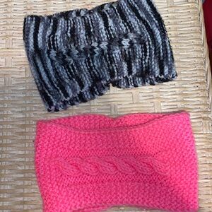 Winter knit headbands